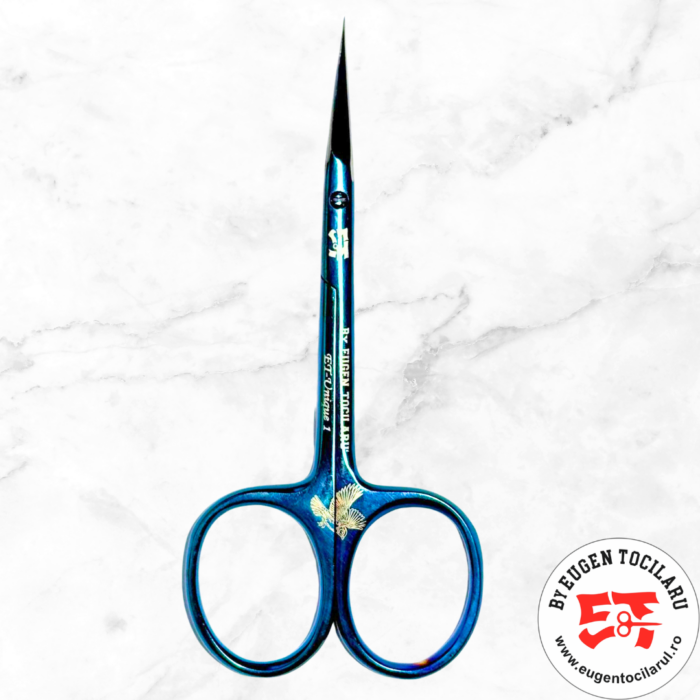 Foarfecă Cuticule ET-Unique 1 Blue - imagine 1