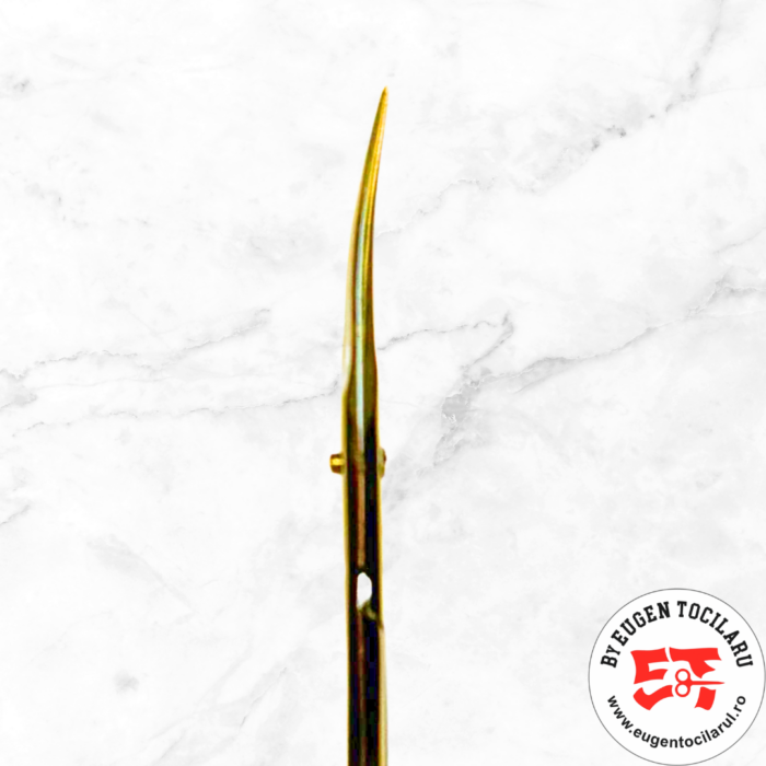 Foarfecă Cuticule ET-Unique 1 Gold - imagine 2