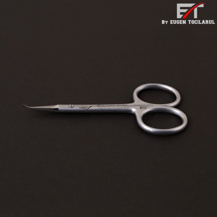 Foarfecă cuticule vârf cârlig PRO ECS-5859 21mm - imagine 3